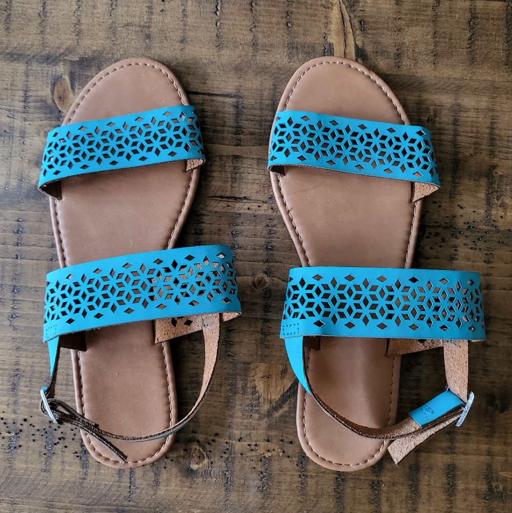 Teal Sandals